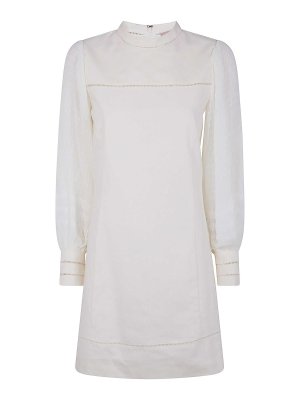 Lemaire Knitted Dress With Removable Sleeves | DR1088LK1028WH048