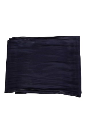 スカーフ ELISABETTA FRANCHI Woman Scarf Blue SC01F DC8 ELISABETTA FRANCHI: Scarf woman - Blue | Elisabetta Franchi