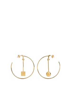 JACQUEMUS: Earrings - Les Creoles Nodo Earrings