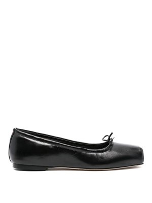AEYDE: flat shoes - Leather Black flats