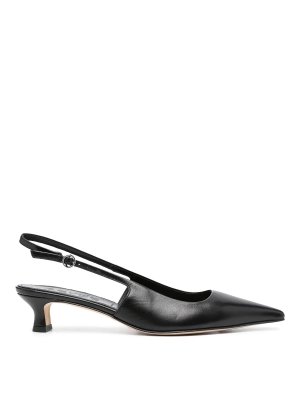 AEYDE: court shoes - Catrina Nappa Leather Black
