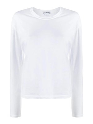 Tシャツ・カットソー DI.LA3 PARI' SS25 Asymmetric T-shirt (T03 AVORIO) Di.La3 Pari' Asymmetric T-Shirt - White - Women | T03AVORIO