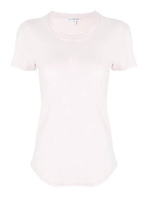 JAMES PERSE: crew necks - Sheer Slub Crew Neck Tee