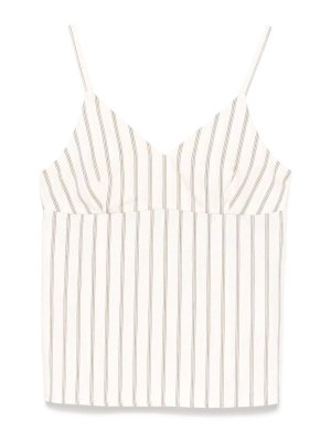 RRD Roberto Ricci Designs Cupro V-Neck Wom Shirty - White