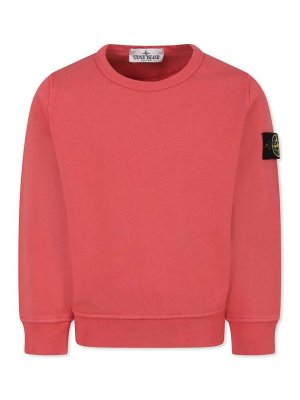 STONE ISLAND: Sudaderas y suéteres - Sudadera - Naranja