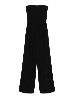Karl Lagerfeld Satin jumpsuit - Black - Women | 225W1304999