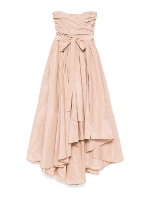 Pinko: Knielange Kleider - Knielanges Kleid - Nude