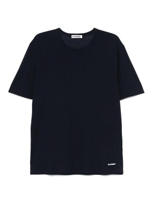 Tシャツ・カットソー AMIRI Men Tops AMKNTE1036BLACK Black Amiri Cotton T-Shirt With Green Logo Print - Black