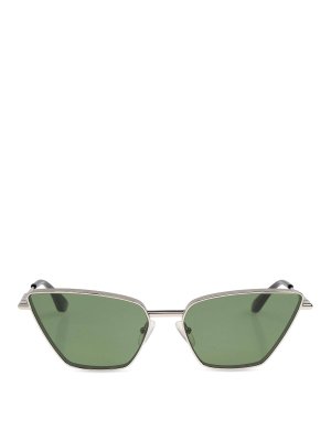 ALEXANDER MCQUEEN: sunglasses - Cat-Eye Frame Sunglasses