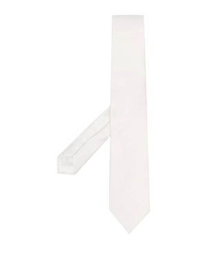 TAGLIATORE: Corbatas y pajaritas - Corbata - Blanco