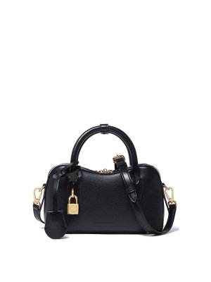 STELLA McCARTNEY: shoulder bags - Small Black Stella Ryder Shoulder Bag