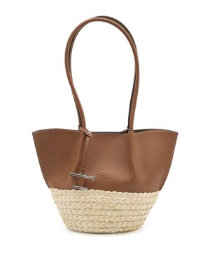 TOD'S: Handtaschen - Shopper - Beige