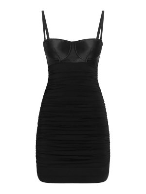 DOLCE & GABBANA: ニーレングスドレス - 膝丈ドレス - 黒