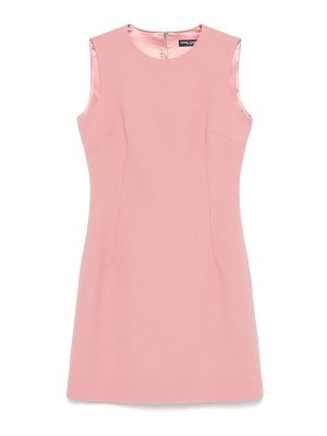 DOLCE & GABBANA: ニーレングスドレス - 膝丈ドレス - ヌードカラー