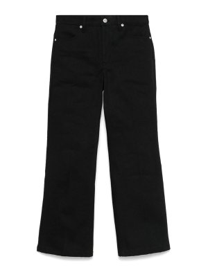 JIL SANDER: Jeans évasés - Jean Bootcut - Noir