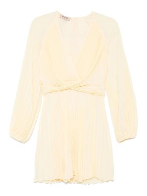 TWINSET: Knielange Kleider - Knielanges Kleid - Orange