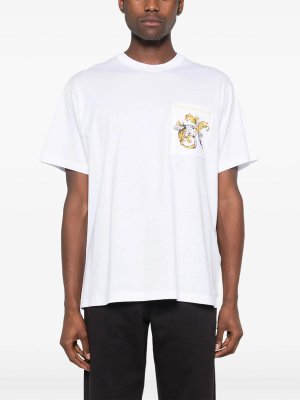 Versace Jeans Couture: T-shirts - T-Shirt - Weiß
