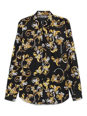 Versace Jeans Couture: Chemises - Chemise - Noir