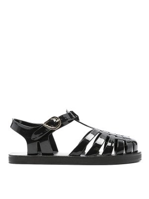 ANCIENT GREEK SANDALS: sandali - Sandali neri