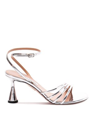 Aquazzura: Sandalen - Sandalen - Silber
