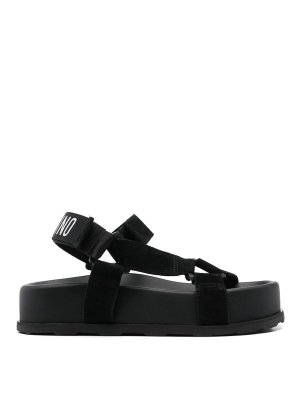 MOSCHINO: sandals - Black sandals