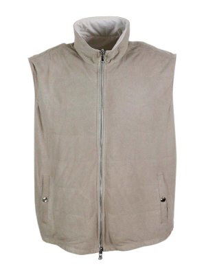 BARBA NAPOLI: Chalecos - Chaleco - Beis