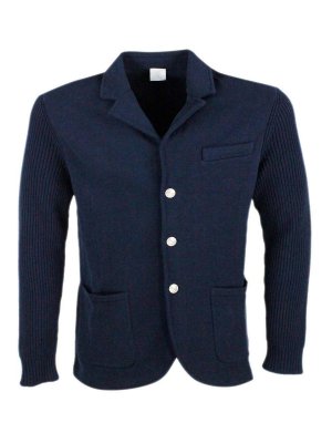 ELEVENTY: Chaquetas casual - Chaqueta Casual - Azul