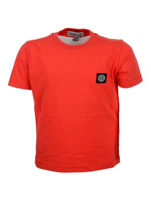 STONE ISLAND: T-shirts - T-Shirt - Orange