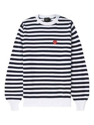 JOSHUA SANDERS: Suéteres con cuello pico - Suéter Cuello Redondo - Azul