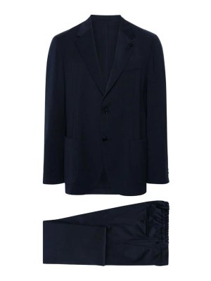 LARDINI: カジュアルスーツ - 膝丈ドレス - ブルー