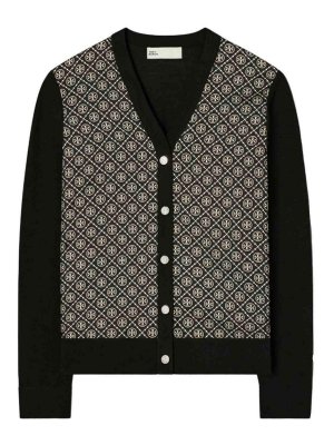 TORY BURCH: cardigans - Cardigan With Logo