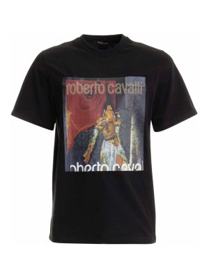 ROBERTO CAVALLI: Camisetas - Camiseta - Negro