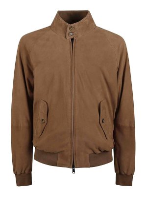 BARACUTA: Vestes en cuir - Blouson En Cuir - Marron