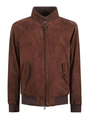 BARACUTA: leather jacket - Suede jacket
