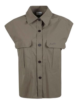 P.A.R.O.S.H.: Chemises - Chemise - Beige