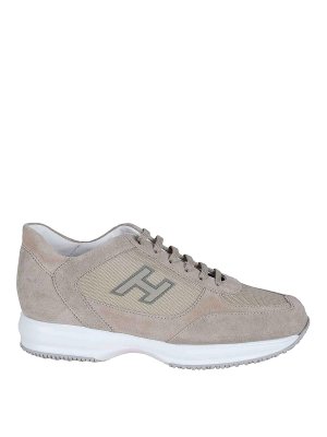 HOGAN: sneakers - Tomaia In Suede E Tessuto Tecnico