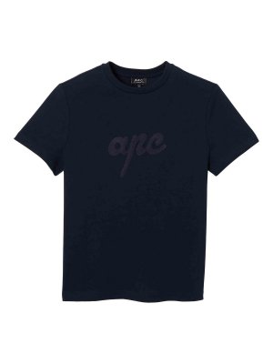 A.P.C.: Tシャツ - Tシャツ - ブルー