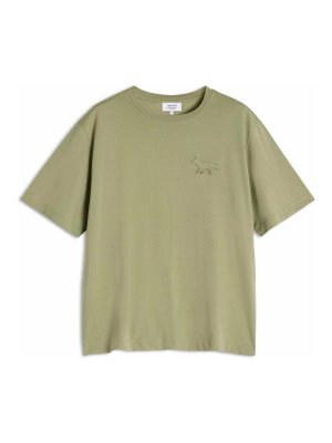 MAISON KITSUNÉ: Camisetas - Camiseta - Verde