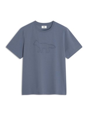 MAISON KITSUNÉ: Camisetas - Camiseta - Gris