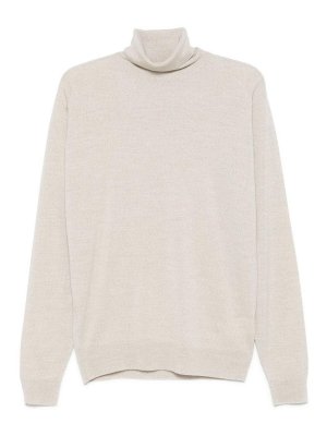 JOHN SMEDLEY: Pull col rond - Pull Col Rond - Beige