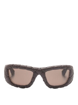 BOTTEGA VENETA: Sonnenbrillen - Sonnenbrille - Braun