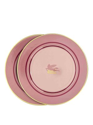 ETRO: homeware - Logo Placeholder 2-Plate Set  32 Cm