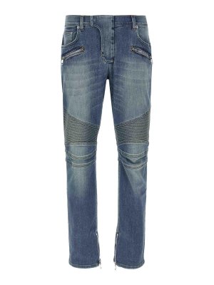 【関税込み】VETEMENTS ブルー Trashed Big Shape ジーンズ VETEMENTS Blue Trashed Big Shape Jeans Vetements