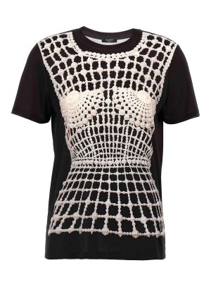Balmain: T-shirts - T-Shirt - Schwarz