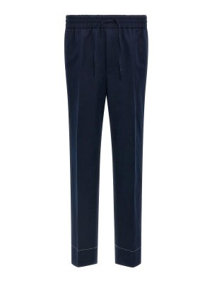 BRIONI: Casual Hosen - Casual Hose - Blau