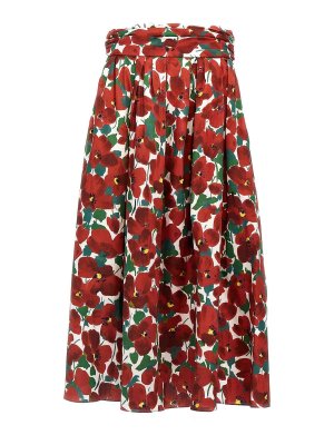 CAROLINA HERRERA: Knee length skirts & Midi - High Waist Skirt