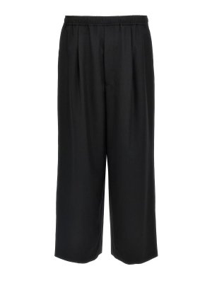 COMME DES GARÇONS HOMMES PLUS: pantaloni casual - Pantaloni di lana