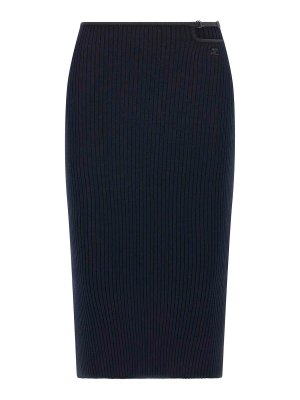 ALEXANDER MCQUEEN ミディ丈スカート Alexander Mcqueen 膝丈/ミディスカート - ライトブルー