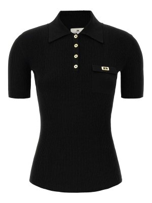 ELISABETTA FRANCHI: ポロシャツ - ポロシャツ - 黒