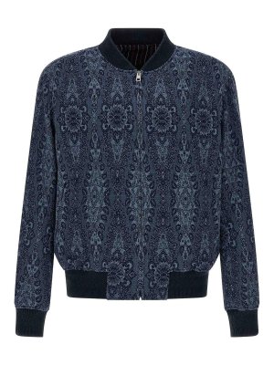 ETRO: bombers - Jacquard Bomber Jacket
